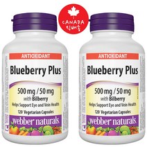 [webber naturals] 캐나다 웨버네추럴스 블루베리 플러스 500mg 50mg with Bilberry 120정>항산화물질 안토시아닌 풍부!!-2병, 2개” class=”wr-img”></a></div></p></div></p></div></p></div><div class=