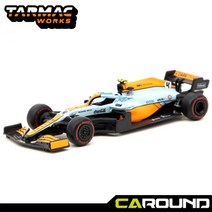 타막웍스 1:64 맥라렌 F1 MCL35M No.4 모나코 그랑프리 2021 3위 - 란도 노리스