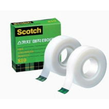 스카치 매직 테이프 리필 18mm x 15m, 반투명, 1