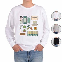 아토가토 한국의 위인 신사임당 맨투맨 후드티