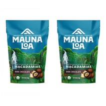 마우나로아 마카다미아 225g 2팩 다크 초콜릿 maunaloa CHOCOLATE COVERED MACADAMIAS DARK CHOCOLATE 8oz