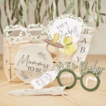 보타니칼 베이비샤워 포토픽 Botanical Baby Shower Photo Booth Props