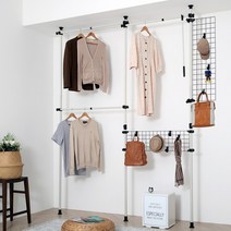 가화행거 3단기본형수납다용도철망행거(3LB3300M2) 행거, 3LB3300M2