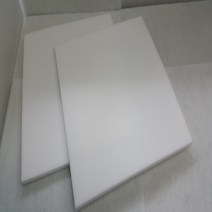 일반스폰지 백색 두께 1cm 사이즈 100cm x 180cm 수량 1개, 두께 5cm 100*180