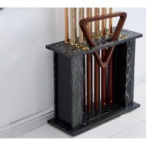 당구대 홀더 보관함 큐대 당구용품 선반 거치대 캐비닛 스탠드 포켓볼 꽂이 큐홀더, 라운드9구멍