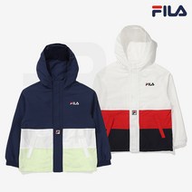 휠라키즈 휠라키즈 키즈 배색 바람막이 자켓 FK2JKE1111X_NAY 네이비