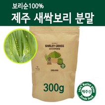 새싹 보리 뿌리 분말 국산 보리새싹 착즙 분말가루 효소 보리순 추출분말 어린잎 파우더 차 폴리코사놀 사포나린 효능 체지방관리 푸른보리 능동초 클렌즈주스 새싹보리쉐이크, 1팩, 300g