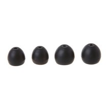 이어폰 팁 Shure SE846 SE535 SE425 SE315 SE215 소프트 실리콘 캡 이어 버드 커버 교체, Black