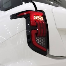 [써카] 토레스 브레이크등 램프 포인트 타공 벌집 데칼스티커 시트지 패널 인테리어 드레스업 용품, 한대분