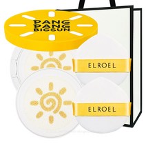 엘로엘 팡팡 빅 선쿠션 2023년 최신상 시즌7 본품 리필 쇼핑백, 50g, 1세트