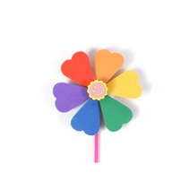 바람개비 EVA 만들기 (하트)_색상랜덤
