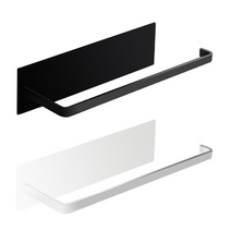 스노우링스 무타공 주방 싱크대 키친타올 행주걸이, 블랙,화이트, 1세트