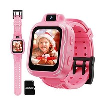 키즈 Watch Boys with CameraChildren Digital Smart Touchscreen, Light Pink