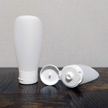 실리콘 튜브 공병 50g 샴푸 린스 폼클렌징 핸드크림 리필 소분용기 흘림방지 2중실링