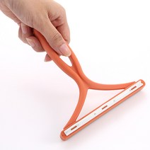 보풀제거기 의류 손상없는 실리콘 양면 반영구 핸디 보풀제거기, 검푸른+오렌지 2개