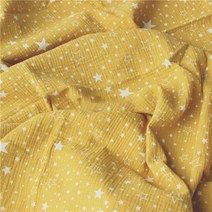 린넨 원단 스타 패브릭 드레이프 코튼과 더블 거즈 크레페 아기 의류 숙녀 스커트 잠옷