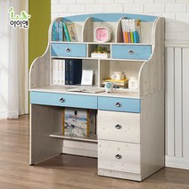 [아이앤]엘리트꿈나무편수책상SIN, 색상:워시블루