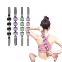 4볼 마사지 스틱 다리 종아리 허벅지 롤러 봉 알풀기 셀룰라이트 알제거 맛사지봉, 3-다이아스틱-퍼플
