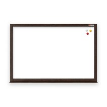 [보드뱅크]법랑화이트/유광-무암선 60x40 무늬목프레임(웬지), 상세페이지 참조, 상세페이지 참조