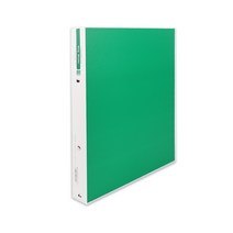 플러스샵 합지 컬러 바인더 A4 2공 O링 링간격 7cm 5색상 1Set 2개입, 7cm 초록 8Set 16개입