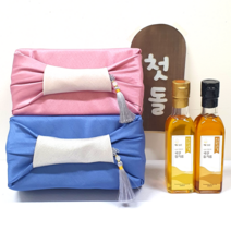 돌잔치 답례품 참기름 돌선물 결혼식 웨딩 칠순 퇴사 승진 센스있는 고급선물, 인디핑크, 국산 들기름 200ml