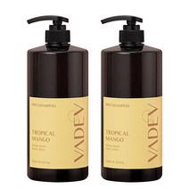 바디브 약산성 샴푸 트로피칼망고향 1000ml, 2개
