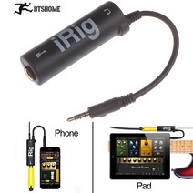 기타 어쿠스틱 튜너 뜨거운 인터페이스 i-rig 변환기 교체 전화 오디오 인터페이스 라인 irig 변환기, 없음