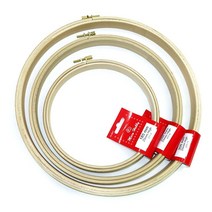 독일수틀 넓은폭(2.5cm) 원단고정 프랑스자수 십자수, 21.5cm