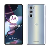 Motorola Edge 30 Pro 듀얼 SIM 256GB ROM + 12GB RAM (GSM 전용 | CDMA 없음) 공장 언락 5G 스마트폰 (스타더스트 화이트) - 국제 버