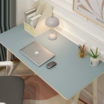 ROEO 사무실 대형 데스크 매트 책상 매트 패드, 블루그레이