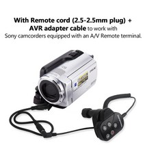 핸디캠 원격 lanc 또는 av 원격 터미널이 있는 sony canon handycam 캠코더용 유선 dv 원격 제어 사진 비디오 컨트롤러 35, 원격 AVR 케이블, 01 For SONY