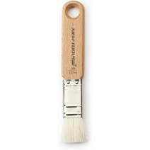 Xiem Tools 도자기 및 세라믹용 수제 숏컷 글레이즈 브러시 1.27cm, .5 inch