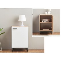 홈카페 베란다 인테리어 도어형 2단 수납장 모텔 미술학원 다이닝룸 성당, A타입, 화이트그레이