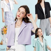 여성반팔자켓/쉬폰/정장/숏자켓/여름/캐주얼/빅사이즈