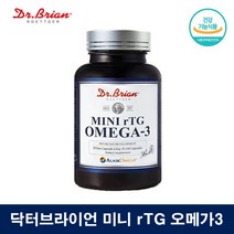 닥터브라이언 알래스카 알티지 오메가3 어취없는 산패없는 작은 오메가3 동물성 RTG 청소년 중학생 오메가3, 1통