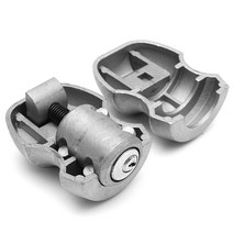 캠핑카부품 카라반장비 범용 캐러밴 히치 커버 방수 방진 트레일러 견인 볼 커플링 잠금 모터, 1개