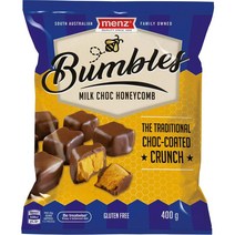 멘즈 버블 밀크 초콜릿 허니콤 400g Menz Bumbles Milk Choc Honeycomb 400g