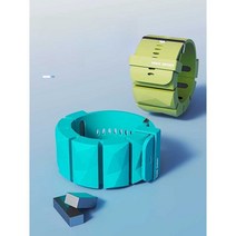 발목 중량밴드 하체 웨이트 요가 필라테스 중량밴드, (블루) 한 쌍 1kg (0.5kgx2)