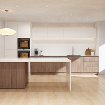 릴러블키친7 다크 시에라 ㄱ자형 4.4M 싱크대, 없음