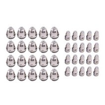 40PCS P80 노즐 / 팁 전극 소모품 플라즈마 절단 토치 예비 부품 액세서리 1.3MM, 보여진 바와 같이, 하나