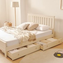 퍼니코 피카소 SE0등급 소나무 원목침대 (SS/Q), 버터 아이보리