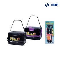 [인수상회] 해동 HB-1127 에깅스페셜 아이스박스 9L+로드거치대 셋트, 블랙PP+로드거치대 1개