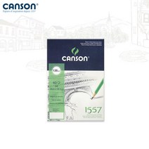 캔손 1557 스케치북 120g 21x29.7 40매입 1면제본/A4스케치패드/드로잉패드, CA1557-PD120A4