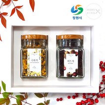 맘스킹 [창원몰][차오름꽃차]국화차+비트차 선물세트, 단품없음