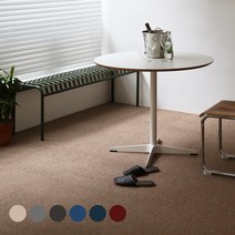 친환경 방염 DIY 셀프 현관 침실 타일카페트 50X50, 차콜