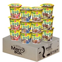 컵라면 4종세트 오뚜기 컵누들 혼합맛 12개(매콤한맛3+우동맛3+매콤찜닭3+짜장맛3), 1세트