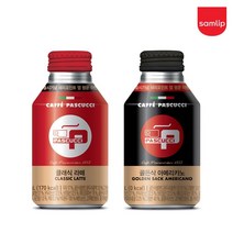 삼립 [T]파스쿠찌 캔커피 275ml 6입(아메리카노/라떼)/음료/카페/카페인음료/믹스커피/카페라떼/아이스아메리카노, 골든삭 아메리카노 6입