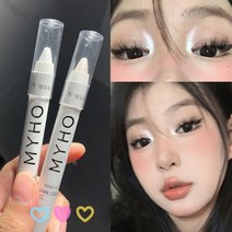 FUGU UP 애교살펜슬 반짝눈물라이너 반짝눈화장 워터프루프 섀도우 스틱 투톤 아이섀도우 스틱, 2P, 무광+펄