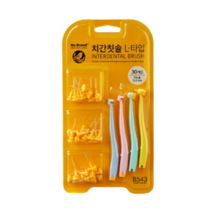 노브랜드 치간칫솔 0.4mm L-타입 30개입 / I-타입 50개입 중, L-타입 30개입 (엘-타입), 1개