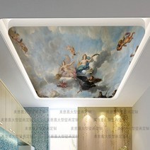 방음부스 가정용방음부스사용자 정의 매머드 벽화 소파 지붕 배경 3D 벽지 거실 침실 패션 천장 유화 사진, 06 8D Miniature Craft_01 1 ㎡